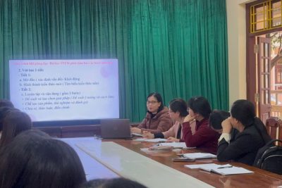 Sinh hoạt chuyên môn tháng 3/2025